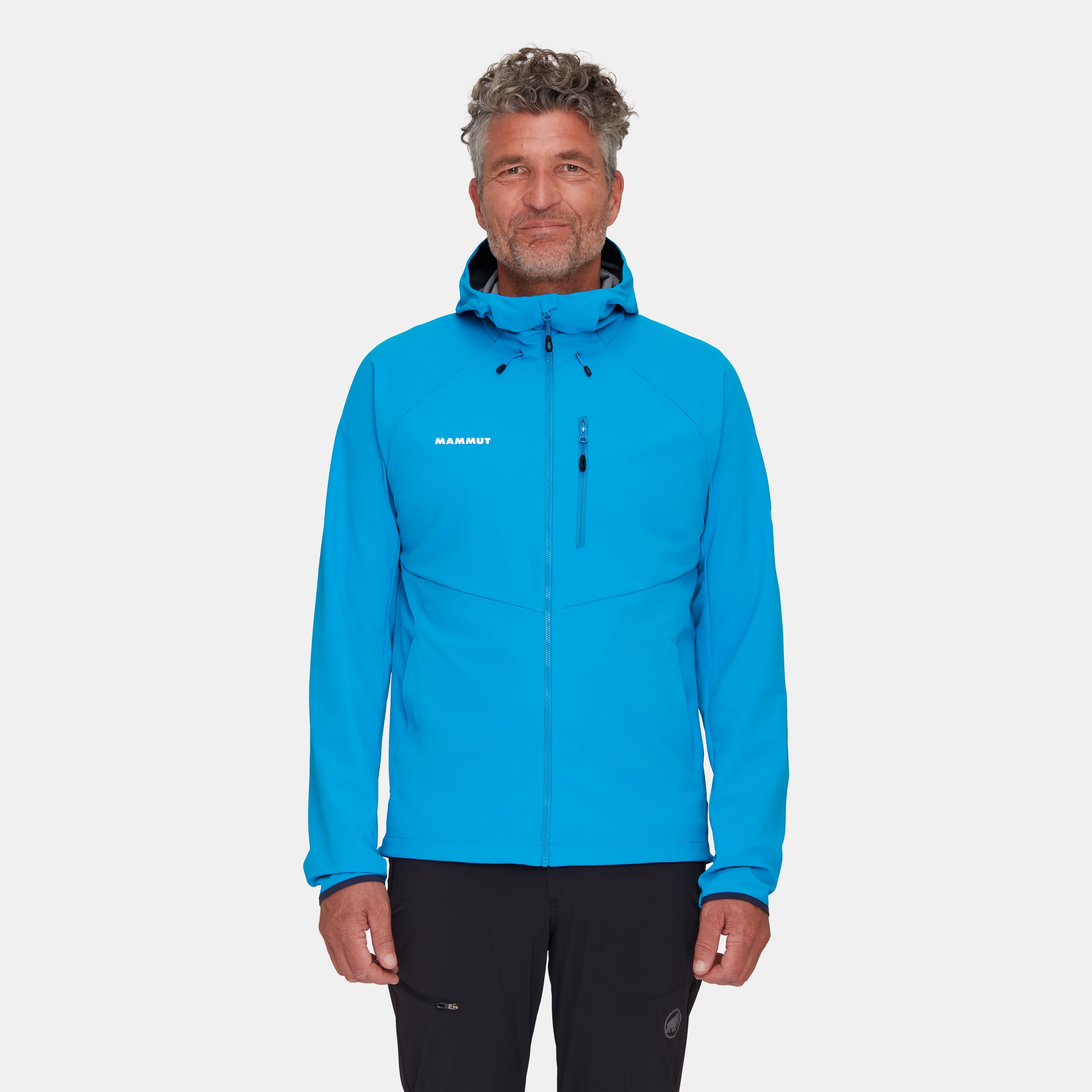 Mammut Ultimate Comfort SO Hooded Jacket Men, glacier blue - Glacier blue