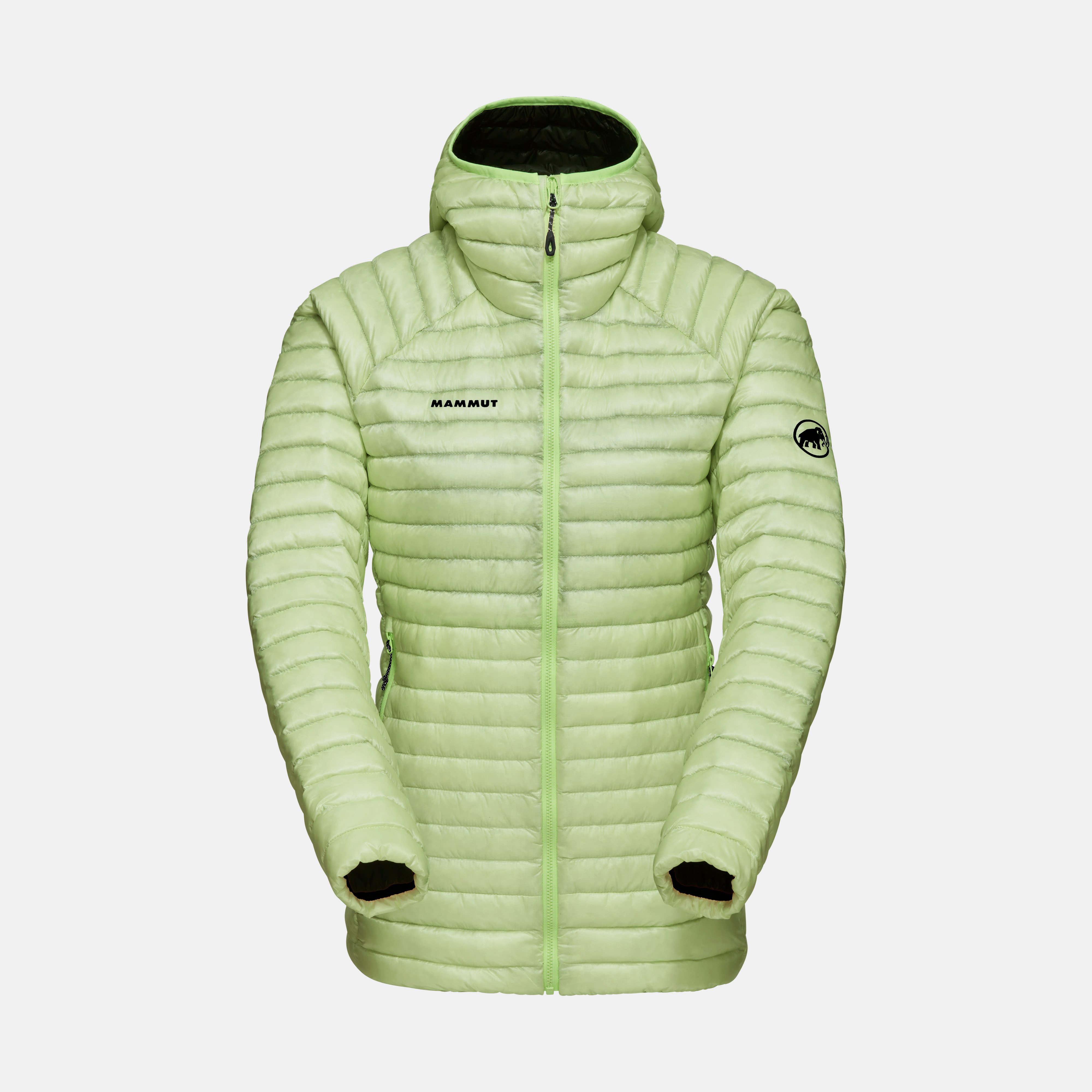 Mammut Aenergy IN Hooded Jacket Women, neo lime-black - Neo lime-black