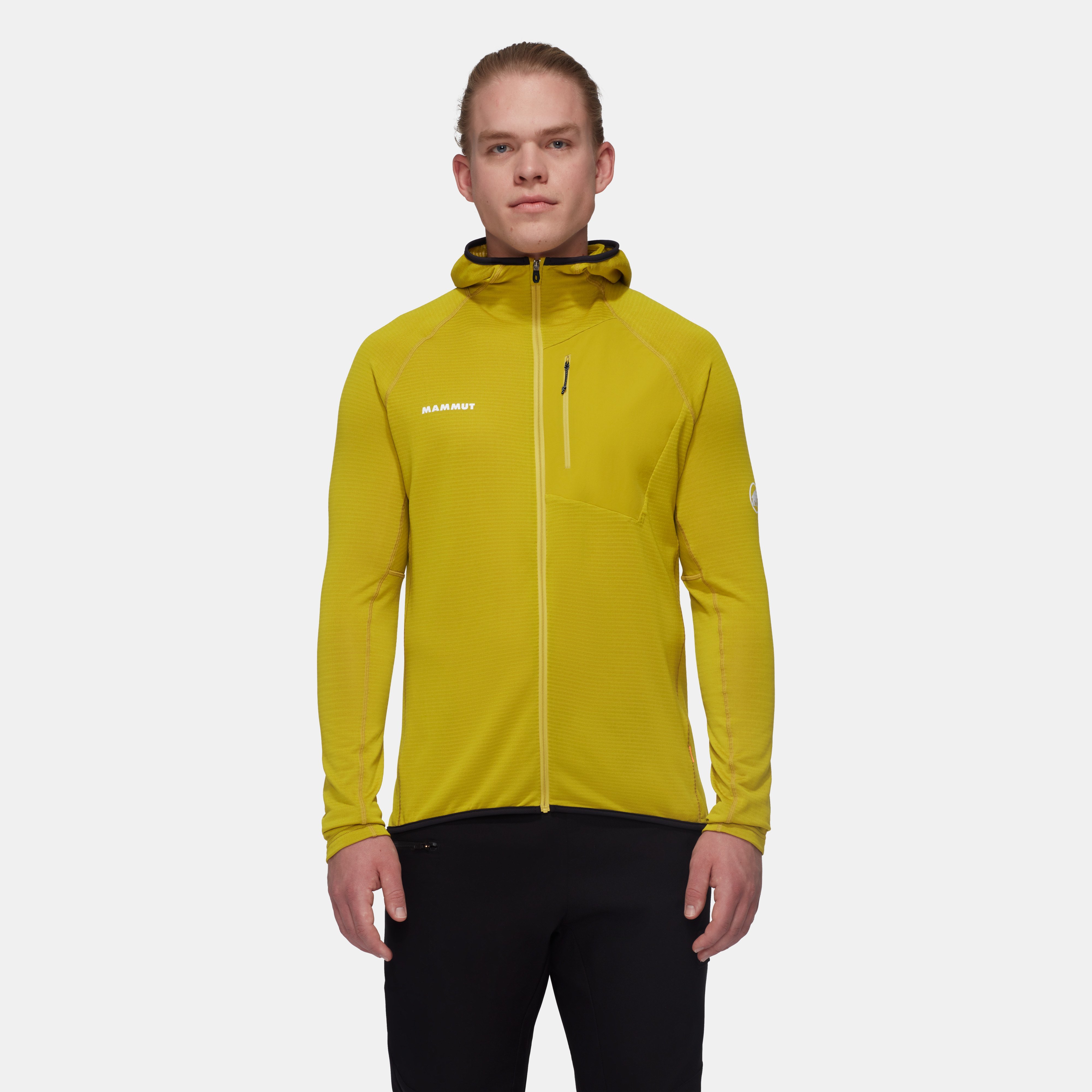 Mammut Aenergy Light ML Hooded Jacket Men, aura-black - Aura-black
