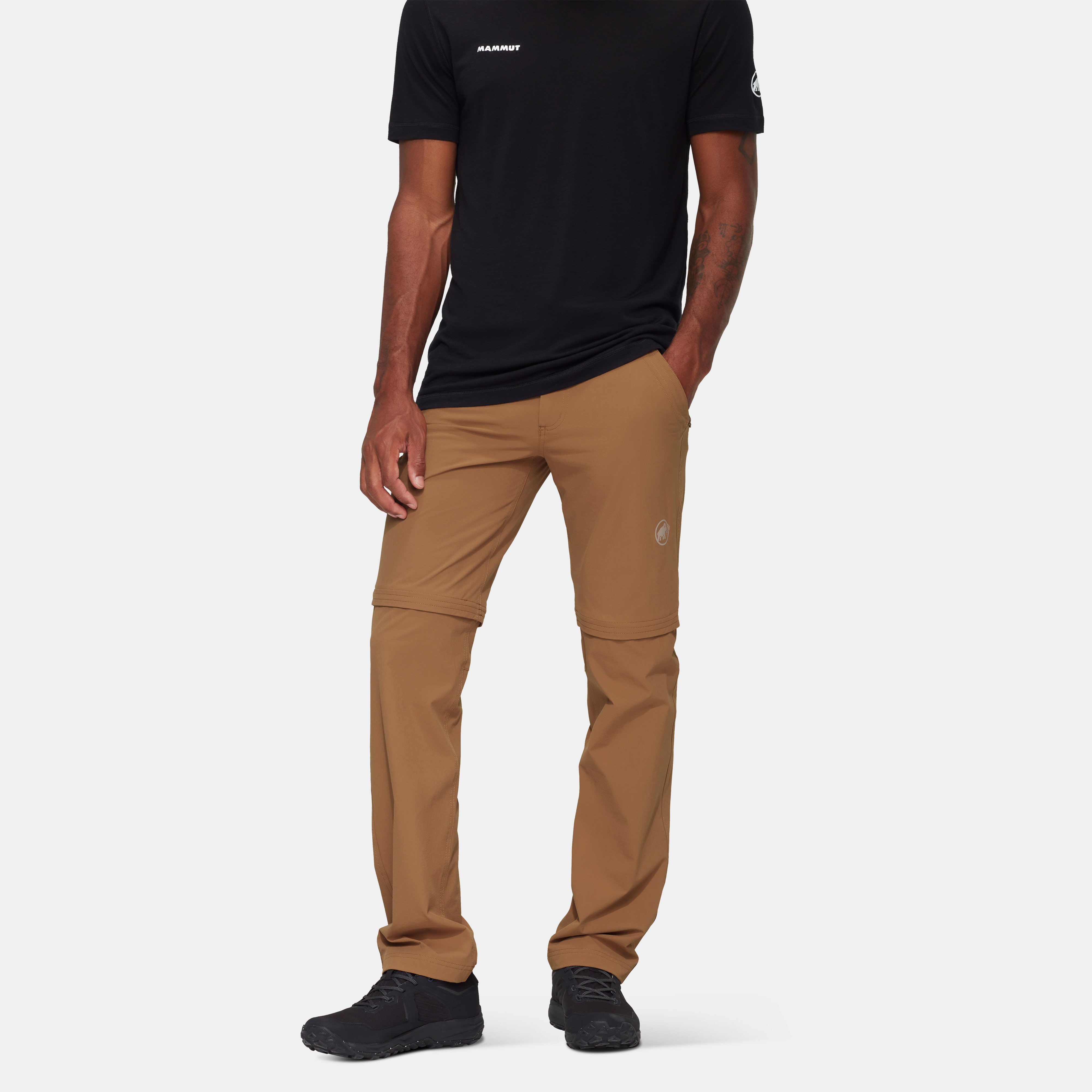 Mammut Hiking V Zip Off Pants Men, claystone - Claystone