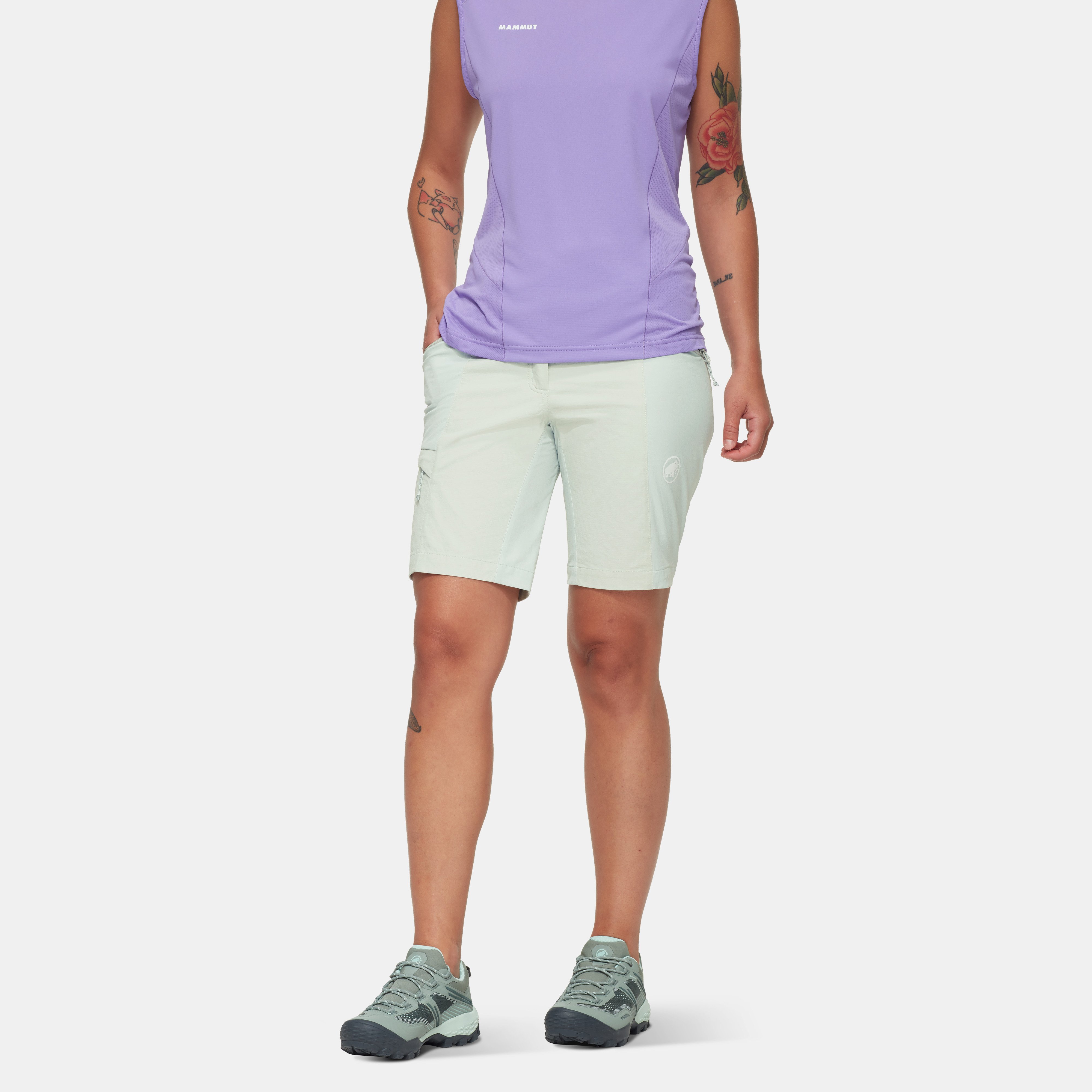 Mammut Ducan Shorts Women, silver sage - Silver sage