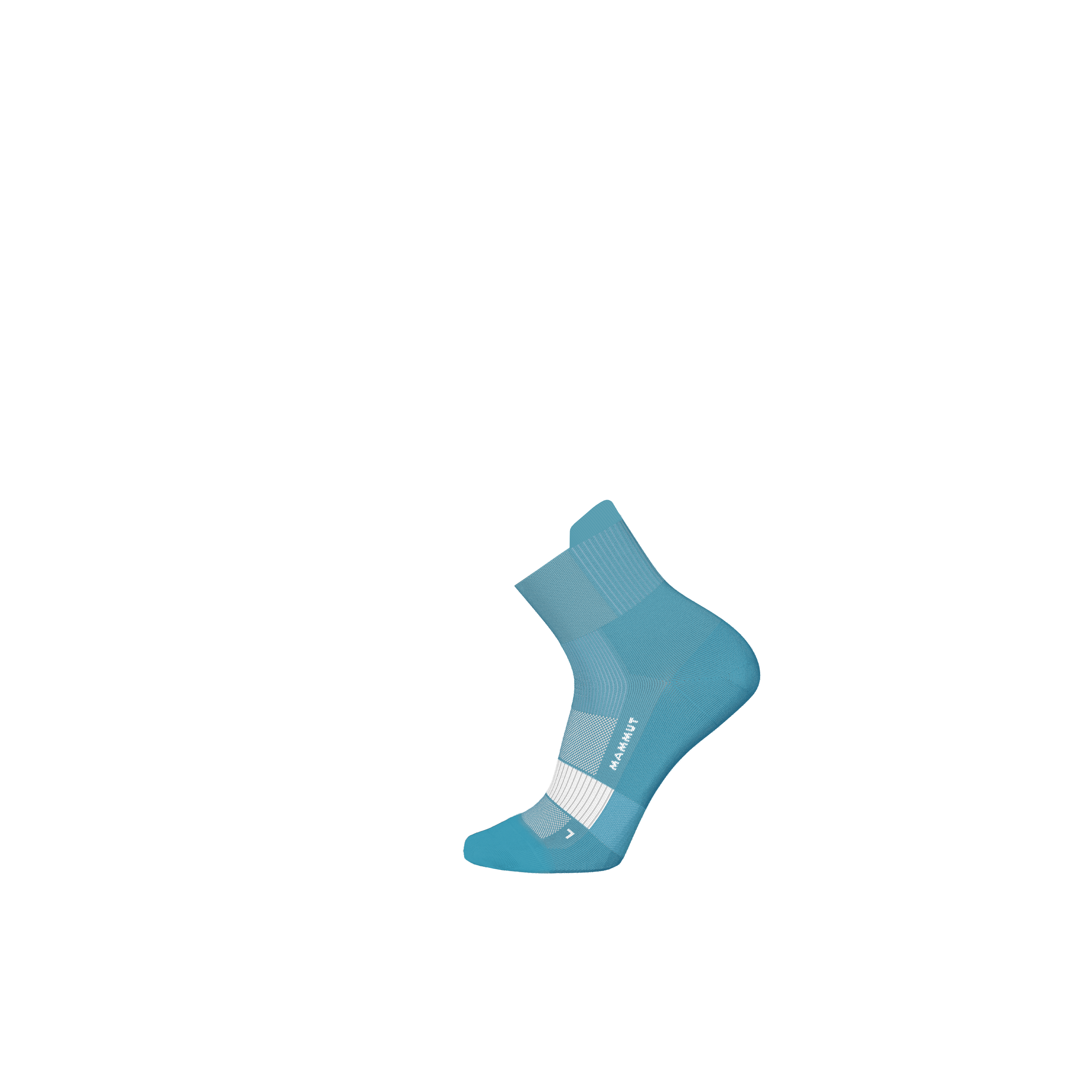 Mammut All-Mountain Targeted Cushion Quarter Socks, glacier blue-white - Glacier blue-white - Thumbnail