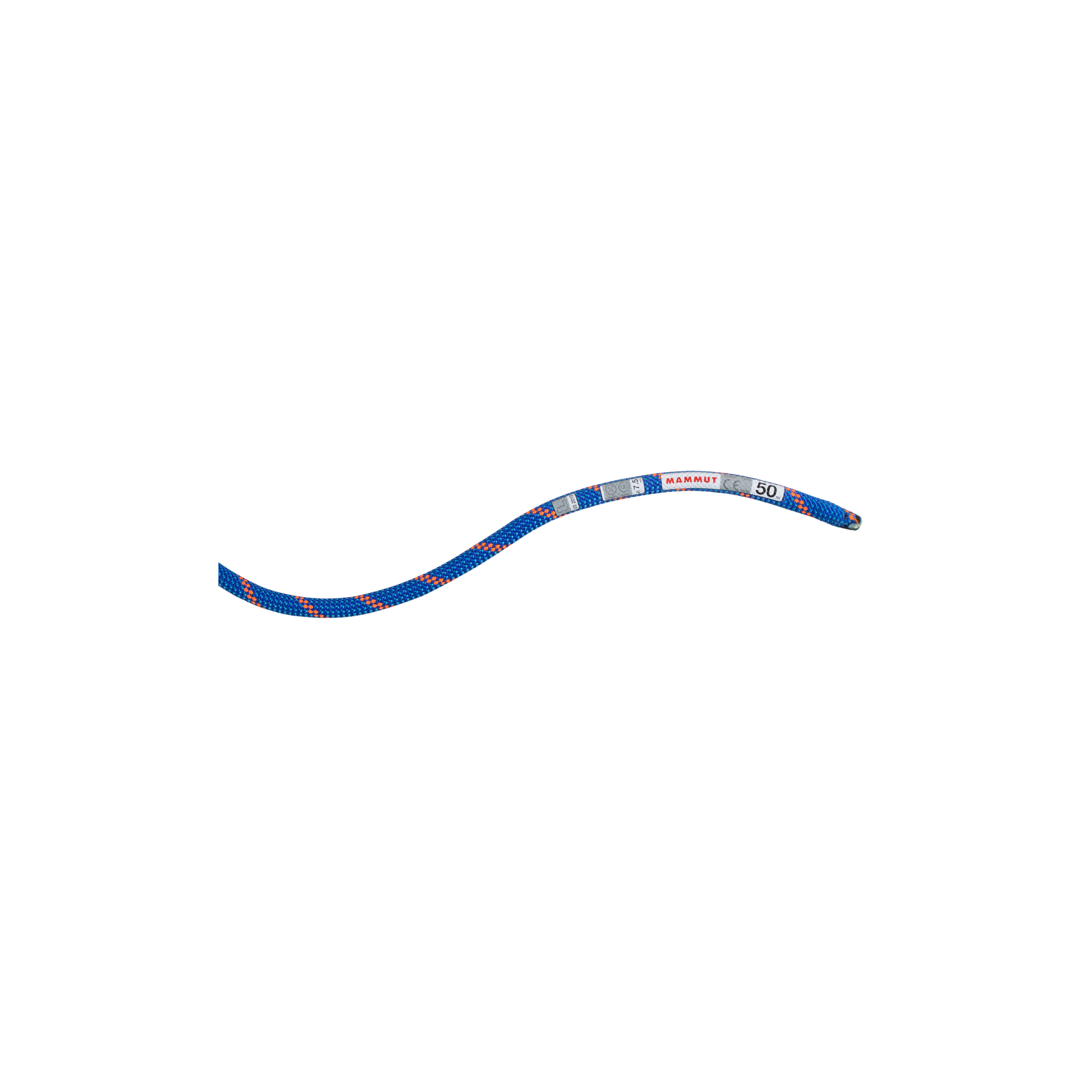 Mammut 7.5 Alpine Sender Dry Rope, Dry Standard, blue-safety orange
