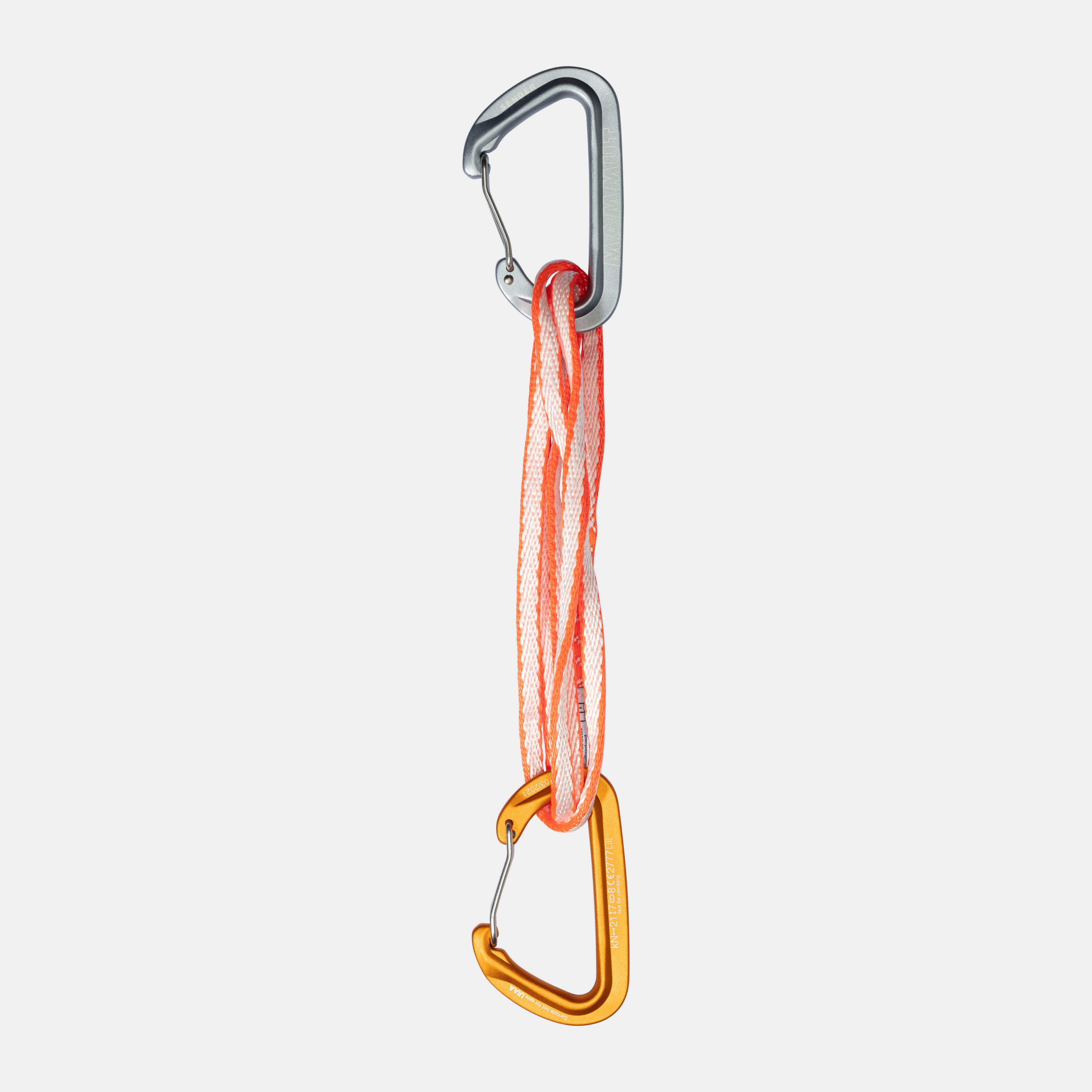 Mammut Sender Wire 60 cm Quickdraw, light grey-gold - Light grey-gold