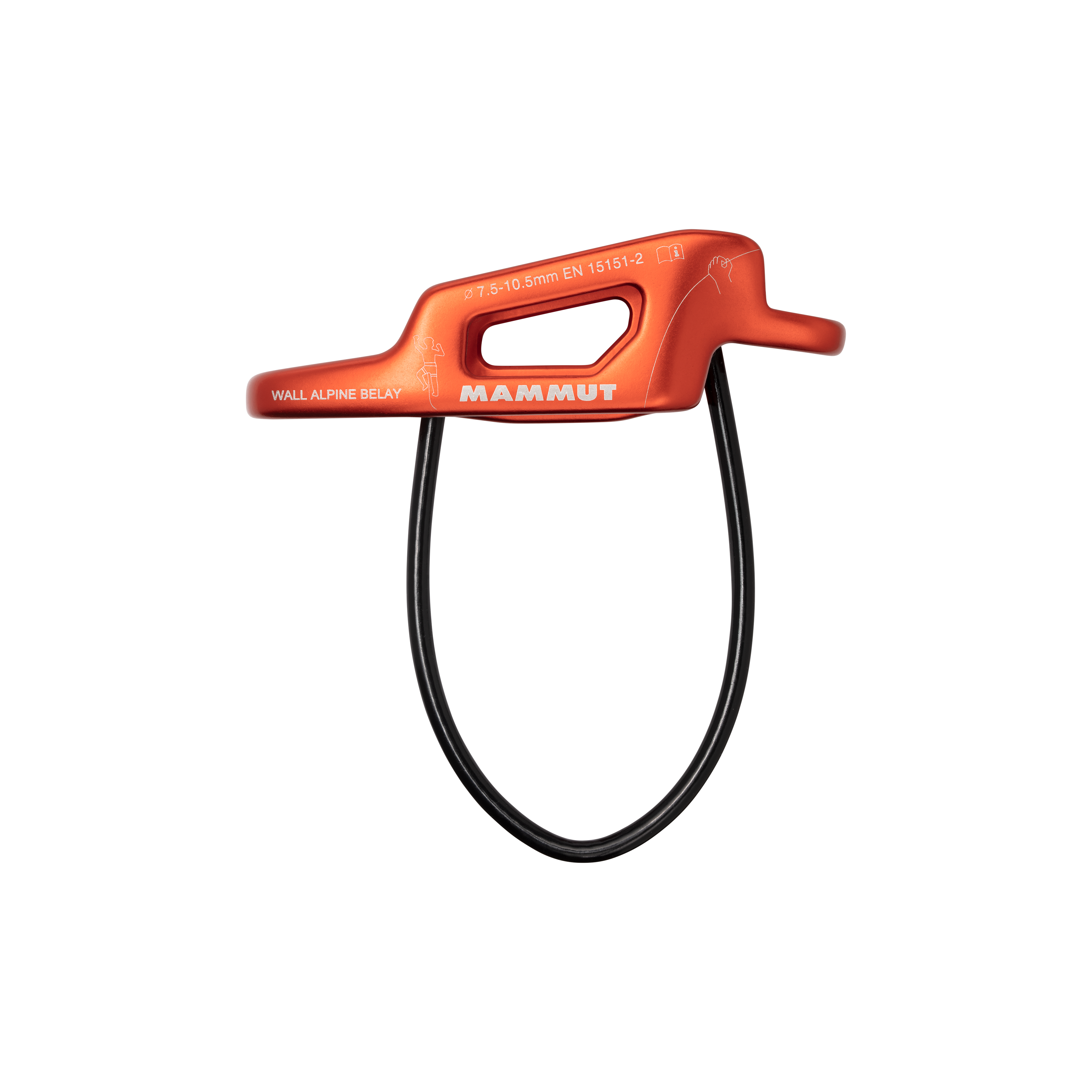 Mammut Wall Alpine Belay, orange - Orange - Thumbnail